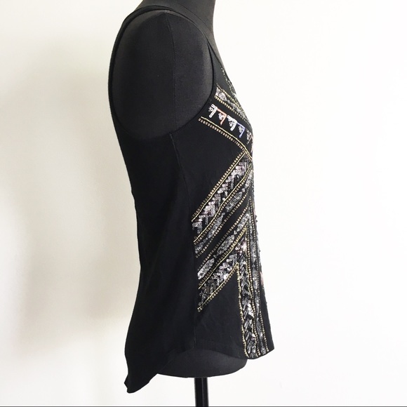 Express sequin embellished Aztec tribal tank top - Picture 6 of 8